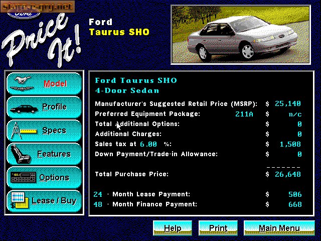 Ford Simulator 6.0