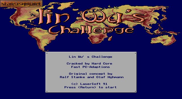 Lin Wu's Challenge