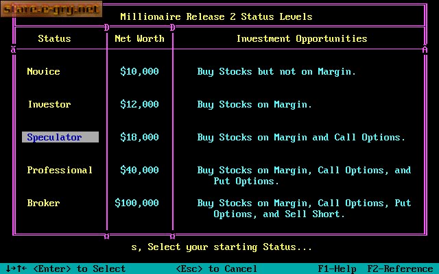 Millionaire II: The Stock Market Simulation