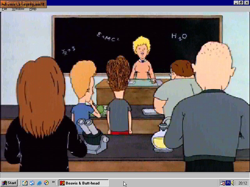 MTV's Beavis and Butt-Head in Virtual Stupidity