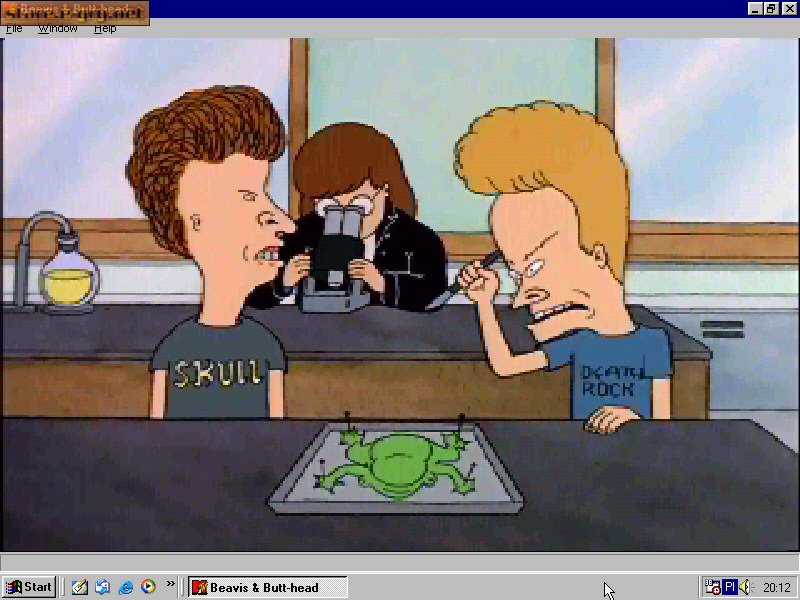 MTV's Beavis and Butt-Head in Virtual Stupidity
