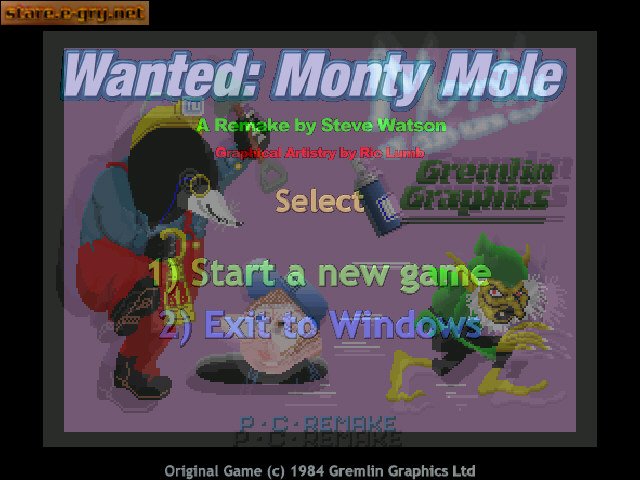 Wanted: Monty Mole