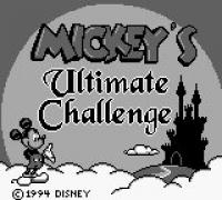 Mickey's Ultimate Challenge