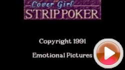Cover Girl Strip Poker: AMIGA 600 - Cover Girl Strip Poker 