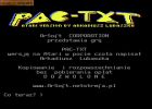 Screen gry Pac-Txt: 