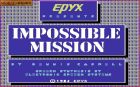 Impossible Mission: Gra 'Impossible Mission' 
