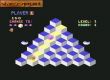 Q-Bert: Zaznaczamy wszystkie kwadraty poprzez wskakiwanie... 