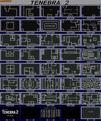 Tenebra 2: Mapa do gry z kodami 