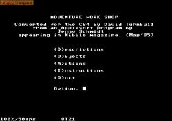 Screen gry Adventure Writing System: 