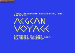 Screen - Aegean Voyage