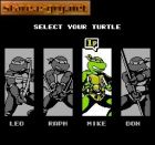 Teenage Mutant Ninja Turtles III: The Manhattan Project: Opcja wyboru żółwia. 