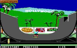 California Games: Jazda na desce. 