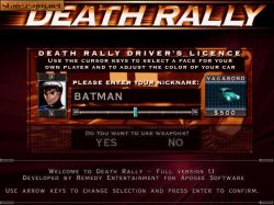 Screen gry Death Rally	: