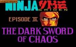 Ninja Gaiden 2: Dark Sword of Chaos: Logo gierki. 