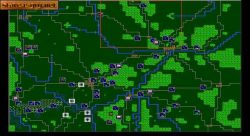 Piotrków 1939: Mapa rozgrywki, gdzie toczymy bitwę. 