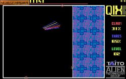 Qix: The Computer Virus Game: Drugi poziom. 