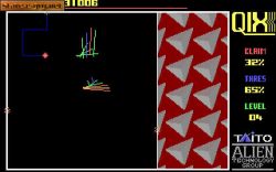 Qix: The Computer Virus Game: Kolejny poziom. 
