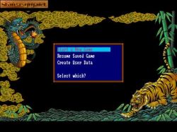 Romance Of The Three Kingdoms III: Dragon Of Destiny: Mene głowne Romance Of The Three Kingdoms III. 