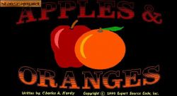 Screen gry Apples and Oranges:Logo Apples and Oranges. 
