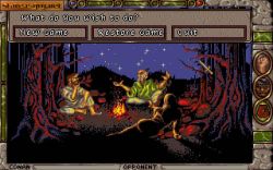 Screen gry Conan: The Cimmerian:Proste Menu. 