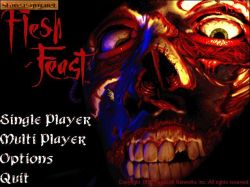 Screen gry Flesh Feast:Menu gry Flesh Feast. 