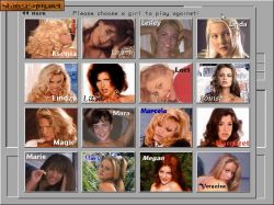 Screen gry Mick's Strip Poker:Druga grupa przeciwniczek, tak że nudzić się... 