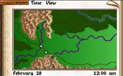 Screen gry Riders of Rohan:Mapa. 