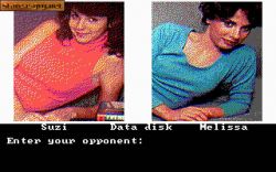 Strip Poker II: Dwie pokerzystki gotowe do gry. 