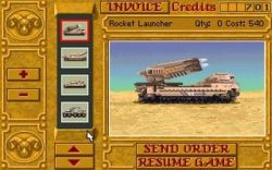 Obrazek z gry Dune 2