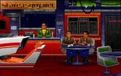 Wing Commander: The Secret Missions: kantyna z dodatku poza dwoma postaciami przy... 