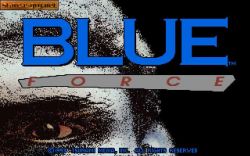 Screen gry Blue Force:Logo gierki. 