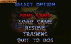 Screen gry Quarantine II: Road Warrior:Menu główne gry. 