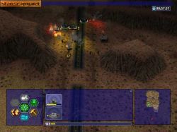 WarZone 2100: Kontakt i walka z wrogiem. 