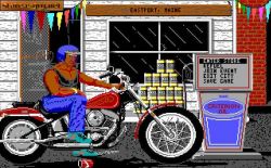 Screen gry Harley Davidson: Road To Sturgis:Menu w którym w każdym miesie możemy... 