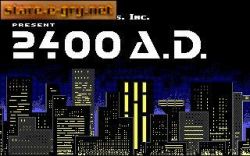 2400 a.d.: Ekran tytułowy 