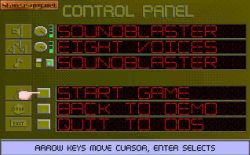 Night Raid: Menu. 
