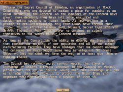 Screen gry M.A.X.: Mechanized Assault and Exploration:Wprowadzenie do misji, w trybie campani. 