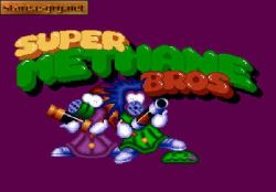 Screen gry Super Methane Brothers:Logo gry. 
