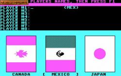 The Games: Winter Edition: Ustawienie graczy. 