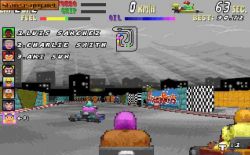 Super Karts: Kolejna trasa, coraz trudniejsze. 