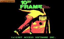 10th Frame: Pro Bowling Simulator: Logo. 