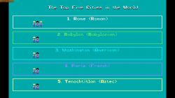Screen gry Civilization (Dos):Statystyki w grze 