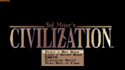 Screen gry Civilization (Dos):