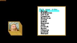 Screen gry Civilization (Dos):