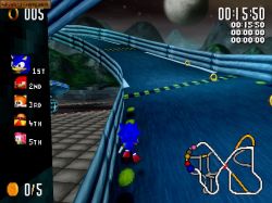 Obrazek z gry Sonic R