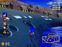 Obrazek z gry Sonic R