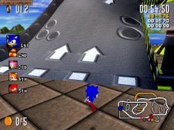Obrazek z gry Sonic R