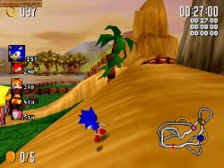 Obrazek z gry Sonic R