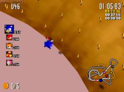 Obrazek z gry Sonic R