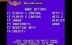 Obrazek z gry Micro Machines